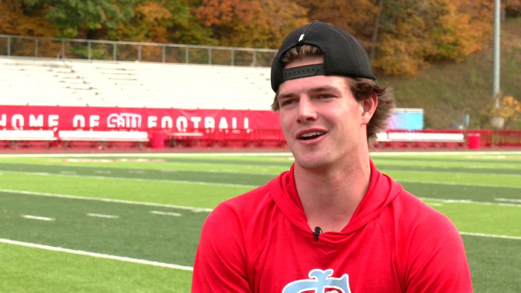 St. John's wide receiver Riley Schwellenbach finding success on the gridiron and baseball field — WCCO / CBS Minnesota, Richfield Schools news