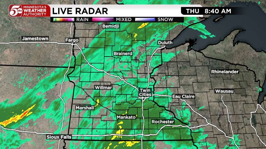 Thursday weather: Cool and wet day ahead — KSTP 5, Richfield Community news