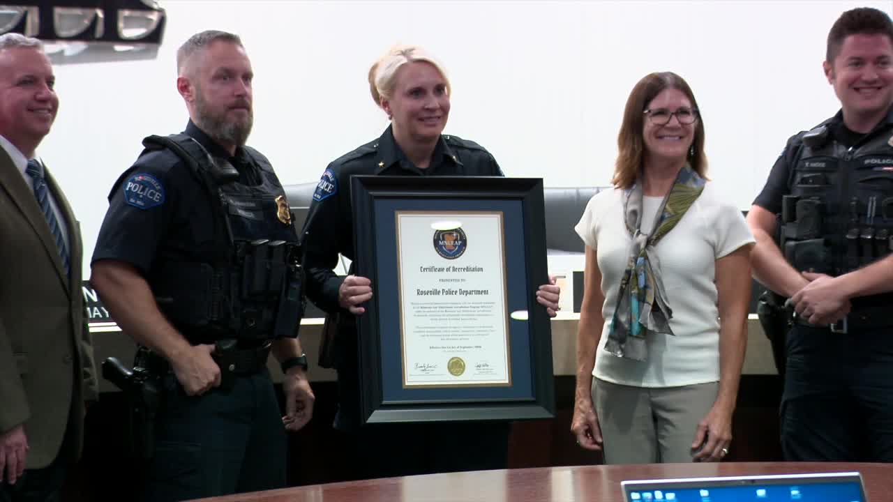 Roseville Police Department becomes first state-accredited agency, chief touts immediate impact — KSTP 5, Richfield Government news