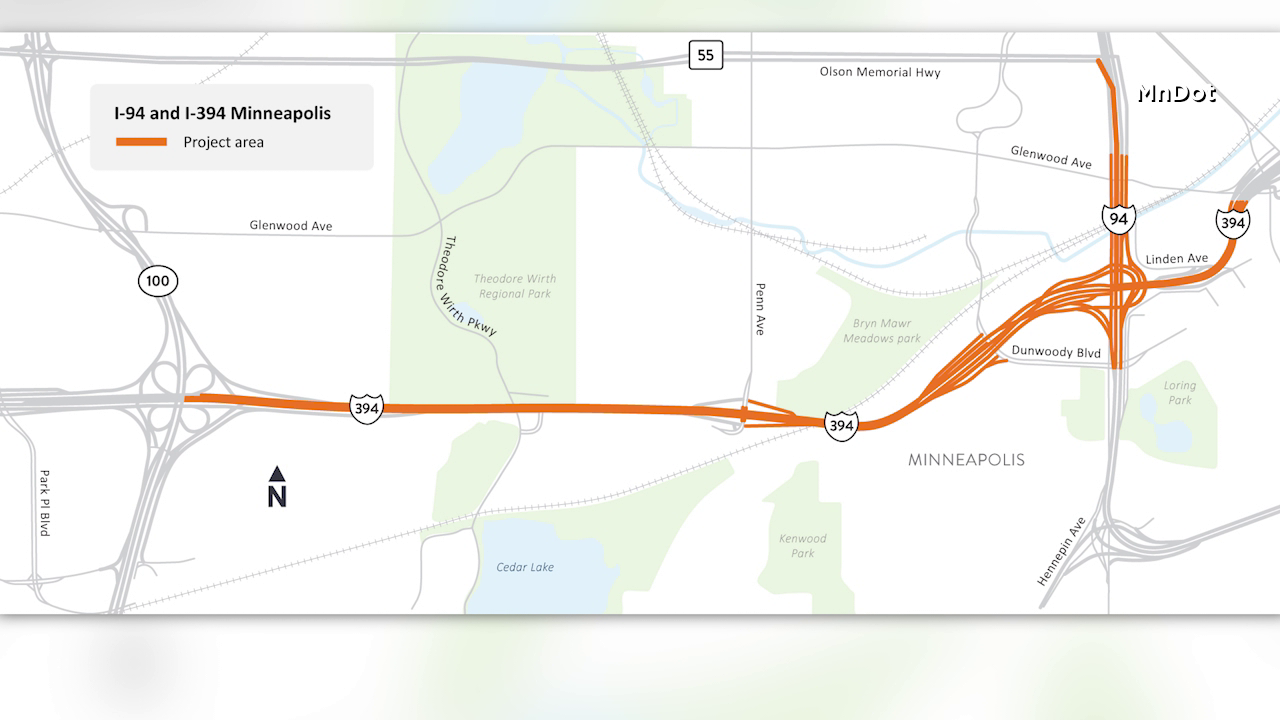 Eastbound I-394 in Minneapolis closing all weekend for highway repairs — KSTP 5, Richfield Business news