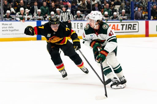 Quinn Hughes has a goal and an assist in his Vancouver return in Wild’s 4-2 victory — KSTP 5, Richfield Sports news