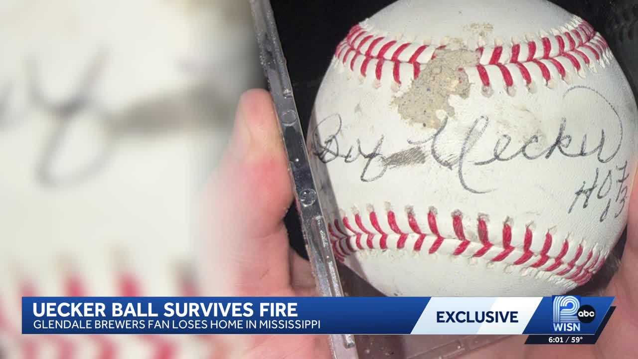 Cherished baseball signed by Bob Uecker survives Mississippi fire — WISN 12 Milwaukee, Richfield Community news