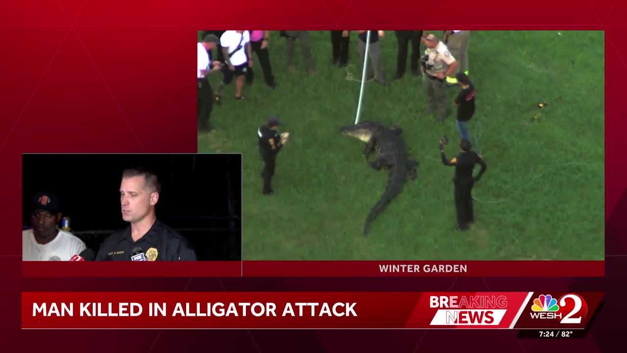 Alligator attacks, kills man who was fishing in Winter Garden, police say — WESH 2 Orlando, Richfield Community news