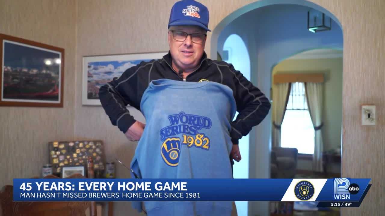 He hasn't missed a game since 1981, now he's hoping for a World Series win — WISN 12 Milwaukee, Richfield Sports news