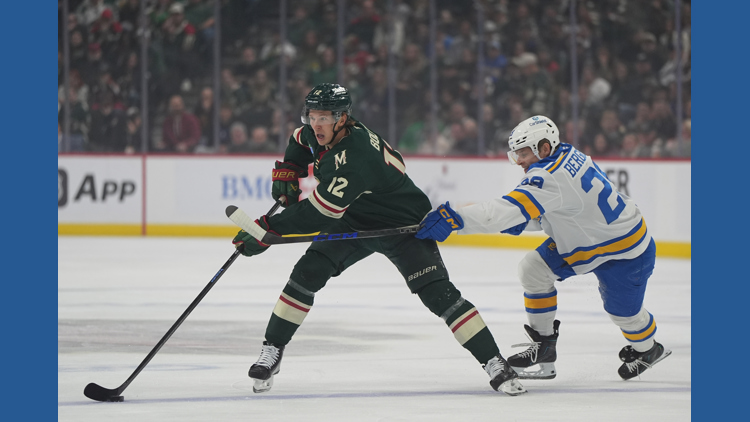 Matt Boldy has 5th career hat trick and Wild beat Blues 5-4 — KARE 11 Sports, Richfield Sports news
