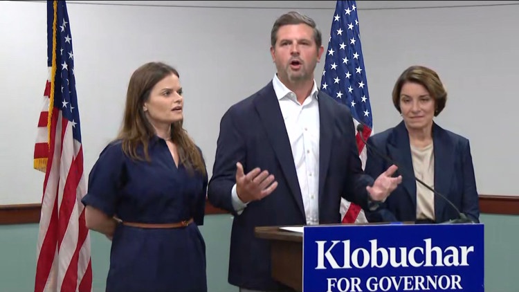 Parents of Harper Moyski backing Amy Klobuchar for governor — KARE 11 Local, Richfield Community news