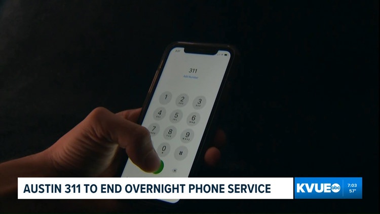 Austin 311 non-emergency call center to close overnight service starting Nov. 1 — KVUE (Austin), Richfield Community news