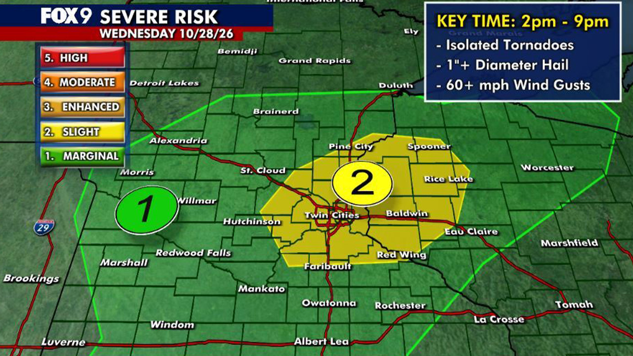 Minnesota weather: Mild and humid with strong storms possible Wednesday — Richfield Community news